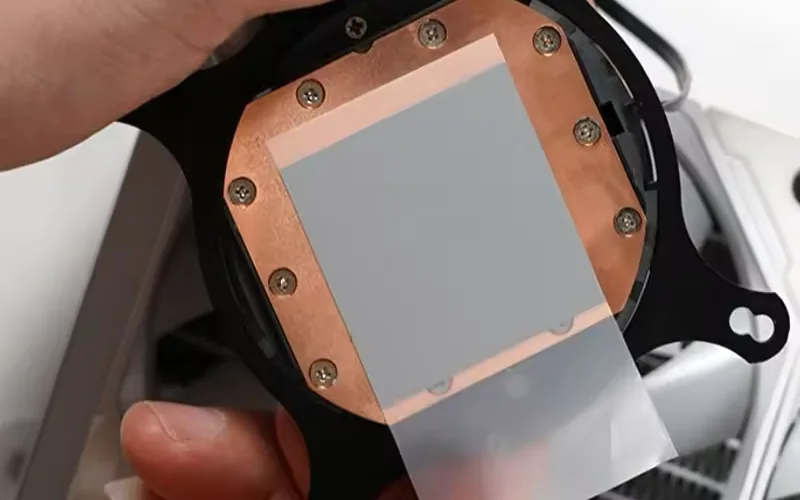 Honeywell PTM7950 pad on a CPU cooler